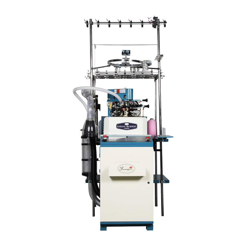 Automatic computerized plain socks knitting machine