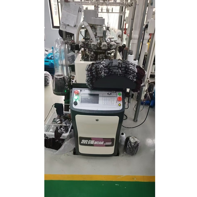 7F computerized terry socks knitting machine
