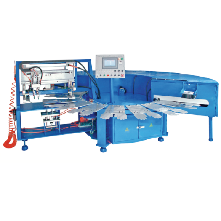 Anti-slip silicone dot coated machine for socks and gloves
