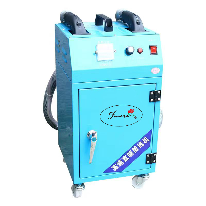 Threads cuttting machine for double cylinder socks 